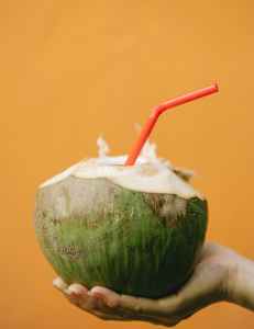 Berczy Spritz in a Coconut Cocktail Recipe